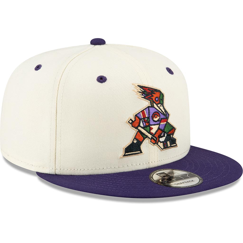Tucson Roadrunners New Era Two-Tone Kachina 9FIFTY Snapback Hat - Cream