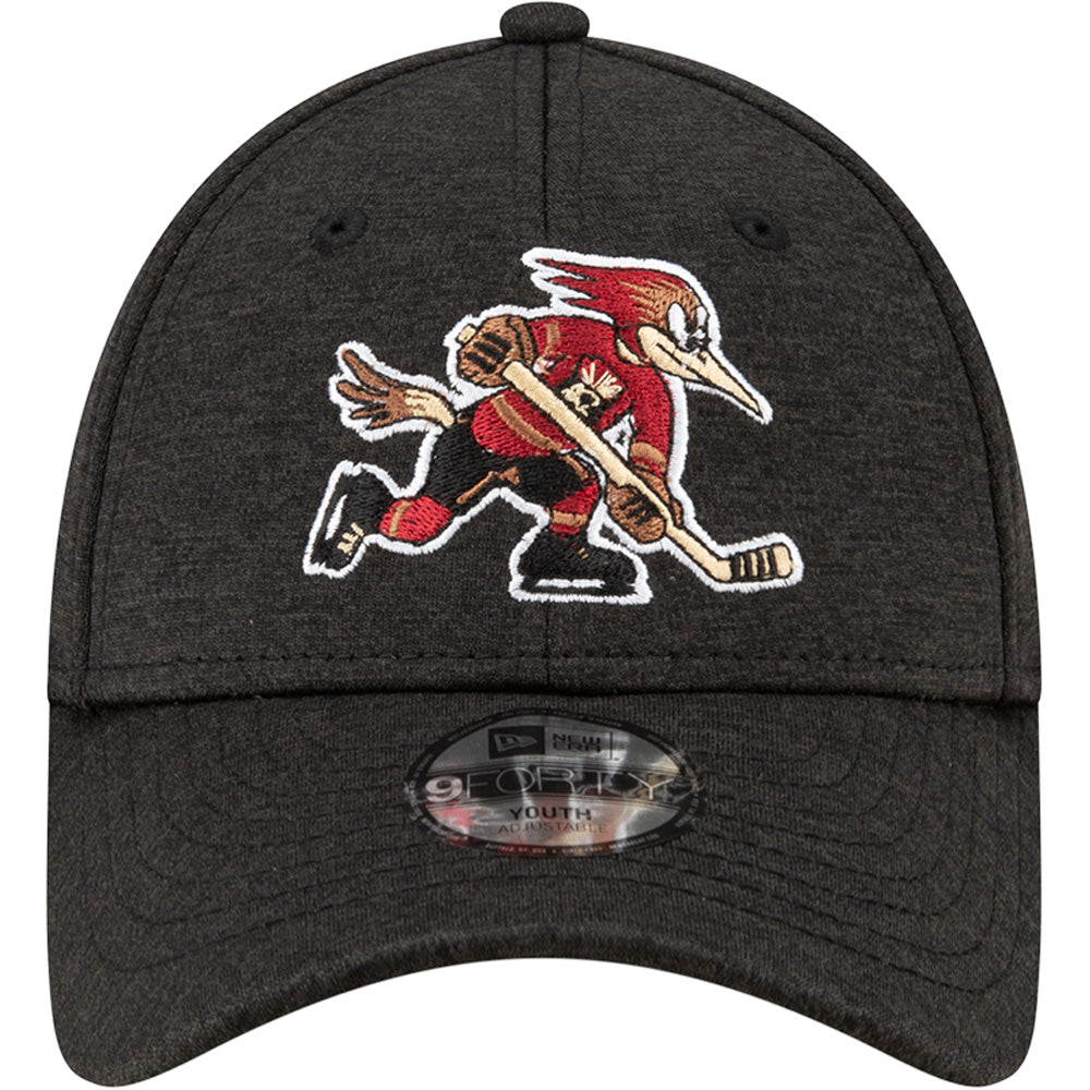 Tucson Roadrunners Youth New Era Primary Shadow-Tech 9FORTY Adjustable Hat