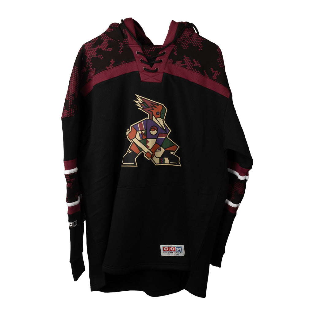 Tucson Roadrunners CCM Kachina Logo Jersey Pullover Hoodie - Black