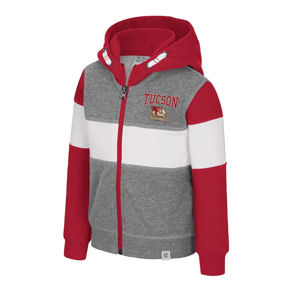 Tucson Roadrunners Colosseum Toddler Bert Full-Zip Hoodie - Gray