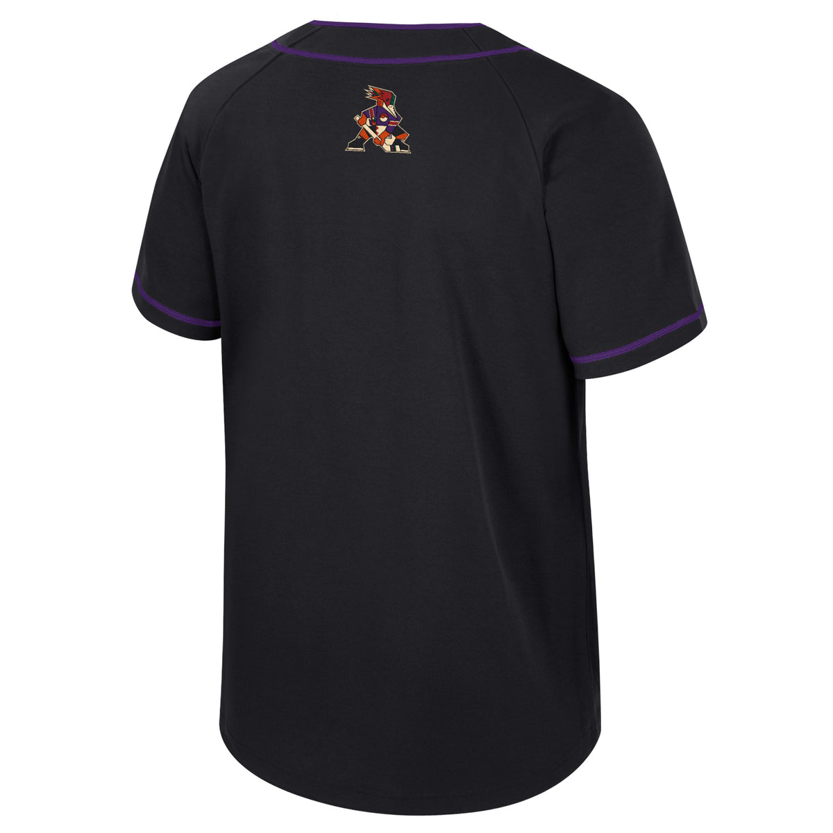 Tucson Roadrunners Youth Colosseum Baseball Jersey- Black