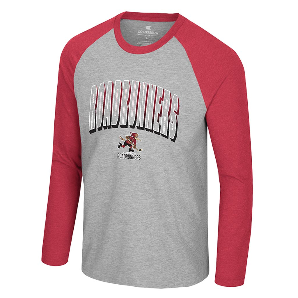 Tucson Roadrunners Colosseum Philadelphia Raglan Long Sleeve T-Shirt - Gray