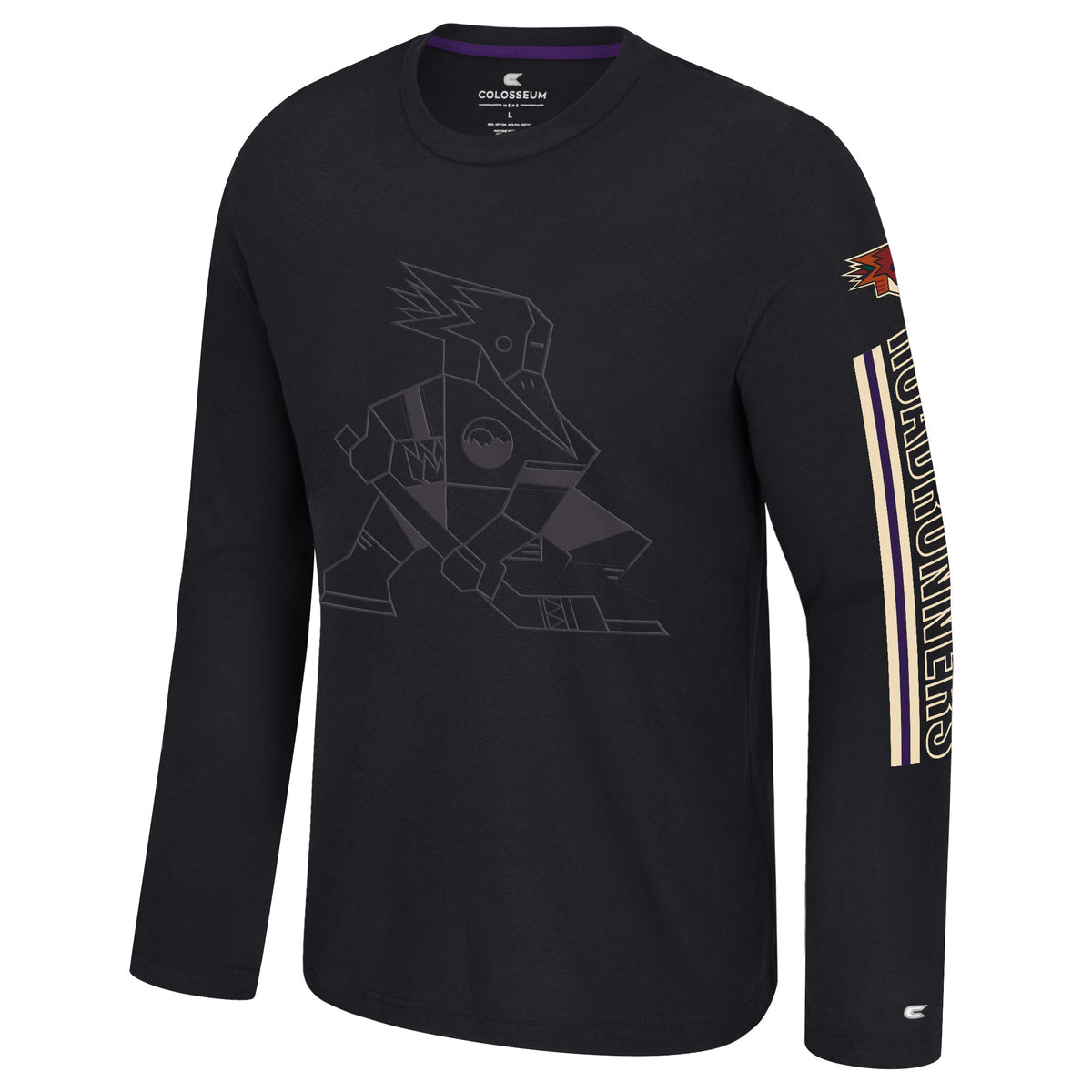 Tucson Roadrunners Colosseum Richie Long Sleeve T-Shirt- Black