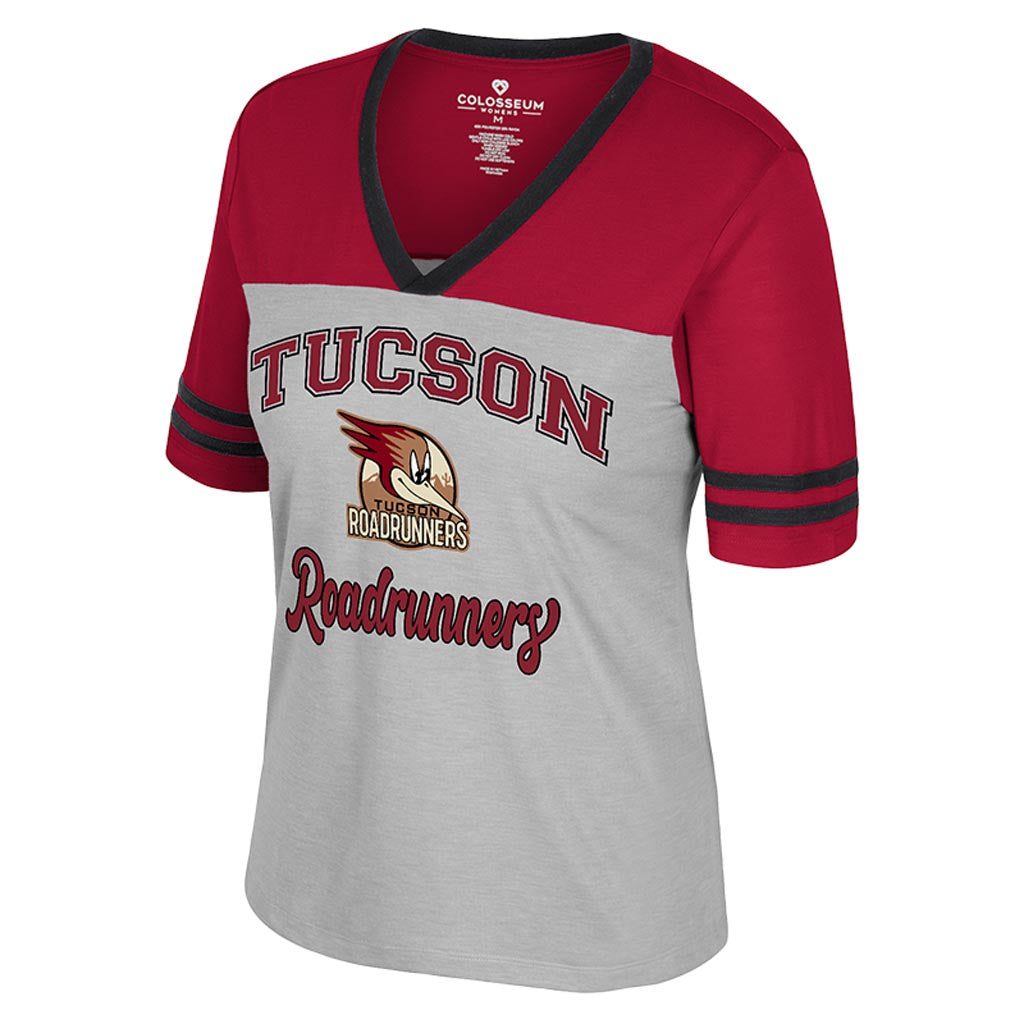 Tucson Roadrunners Women's Colosseum Second Choice T-Shirt - Gray