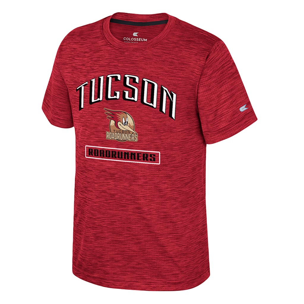 Tucson Roadrunners Youth Colosseum Up-Ton T-Shirt - Red