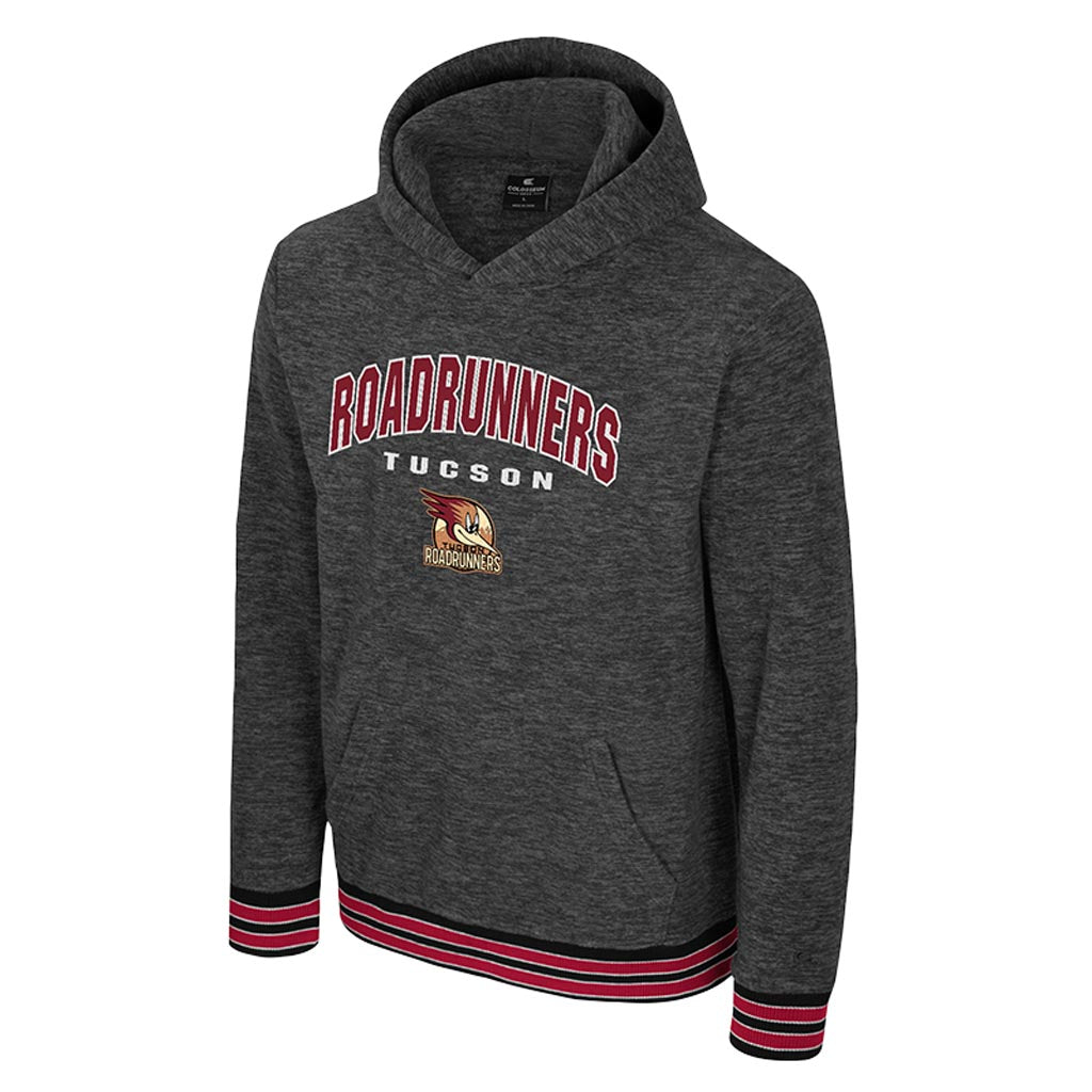 Tucson Roadrunners Colosseum Luther Polar Fleece Pullover Hoodie - Charcoal