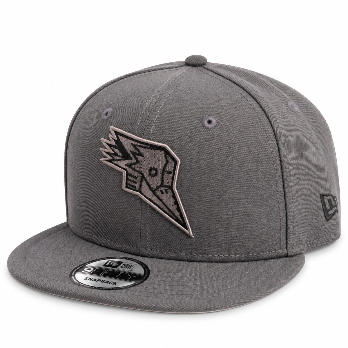 AHL Tucson Roadrunner Youth New Era Graphite and Black 9FIFTY Snapback Hat- Graphite