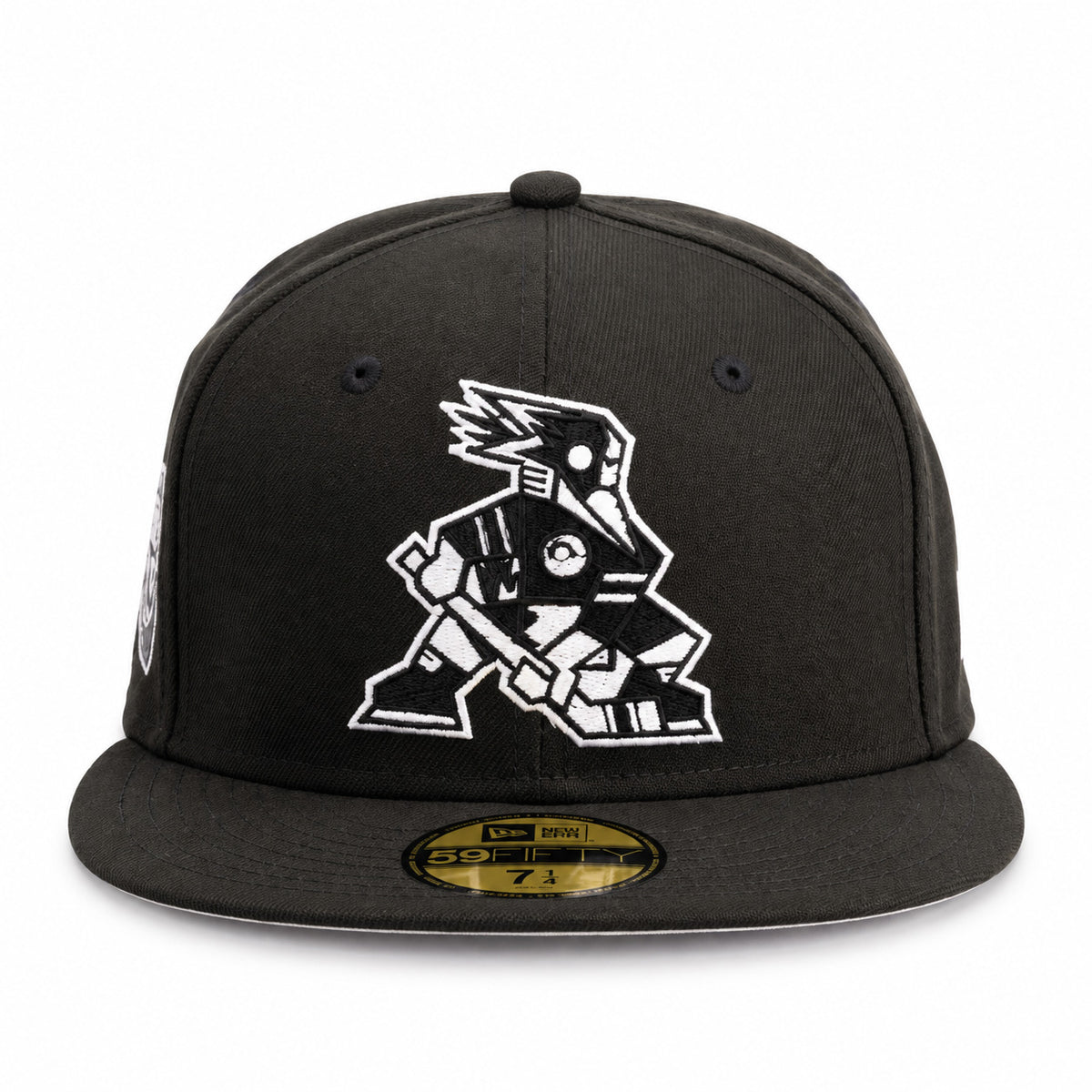 AHL Tucson Roadrunner New Era Black & White Kachina 59FIFTY Fitted Hat- Black