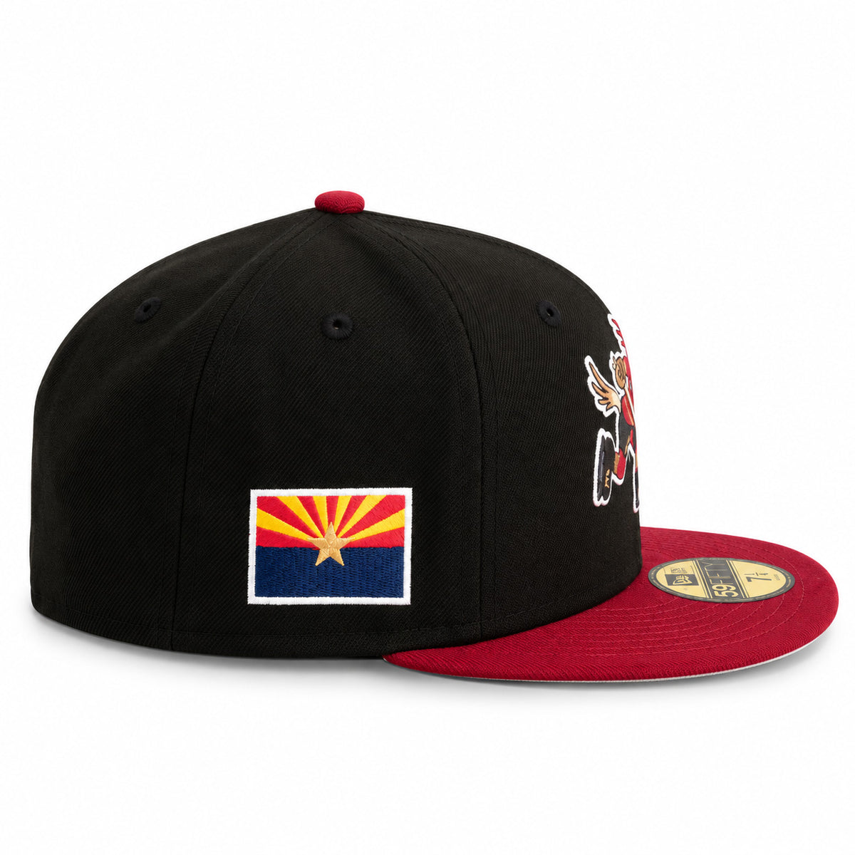 AHL Tucson Roadrunner New Era Two-Tone Primary 59FIFTY Fitted Hat- Black