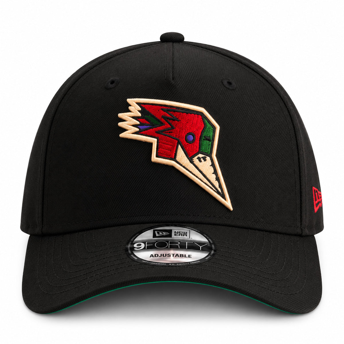 AHL Tucson Roadrunner New Era Kachina Head 9FORTY A-Frame Snapback Hat- Black
