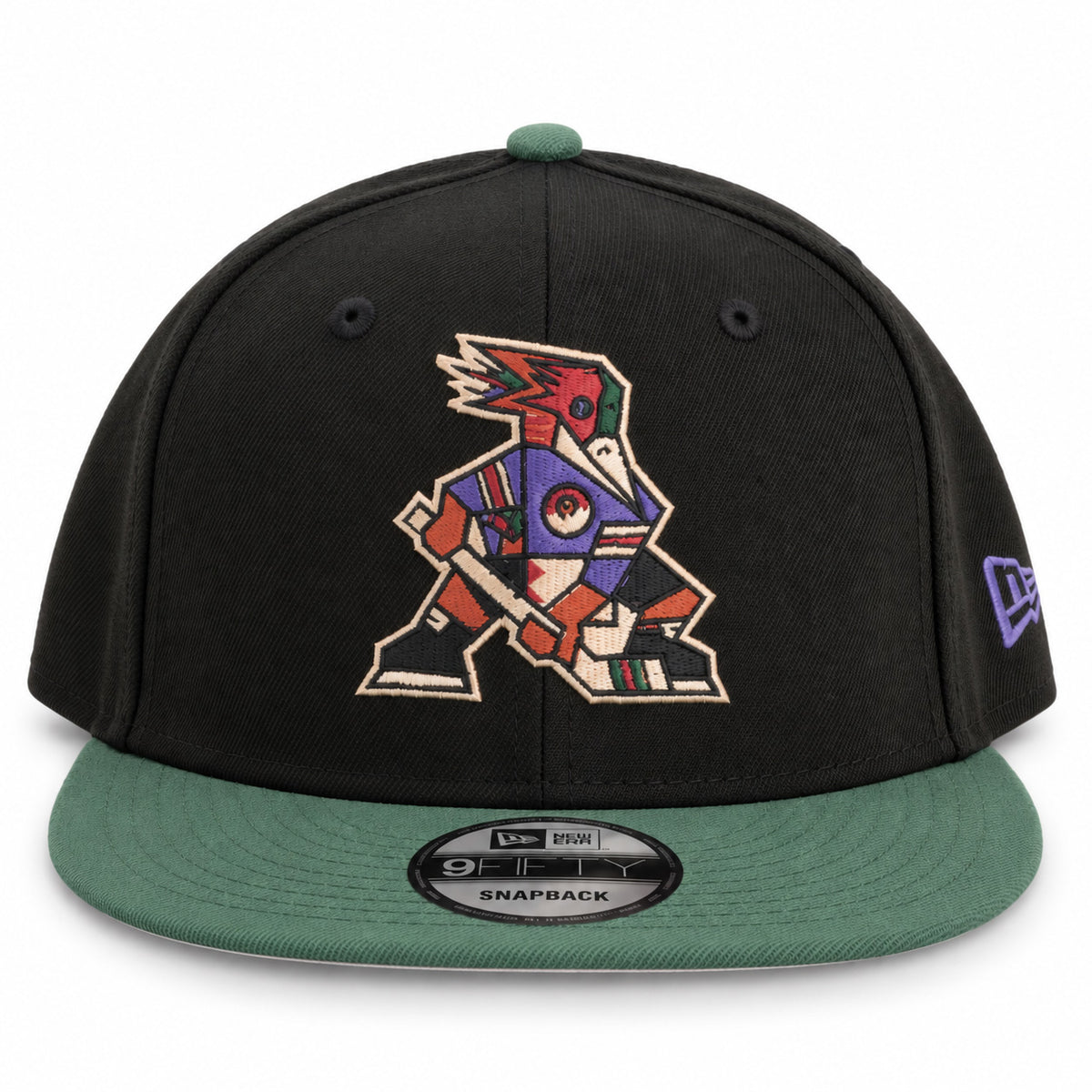 AHL Tucson Roadrunner Youth New Era Two-Tone Kachina 9FIFTY Snapback Hat- Black