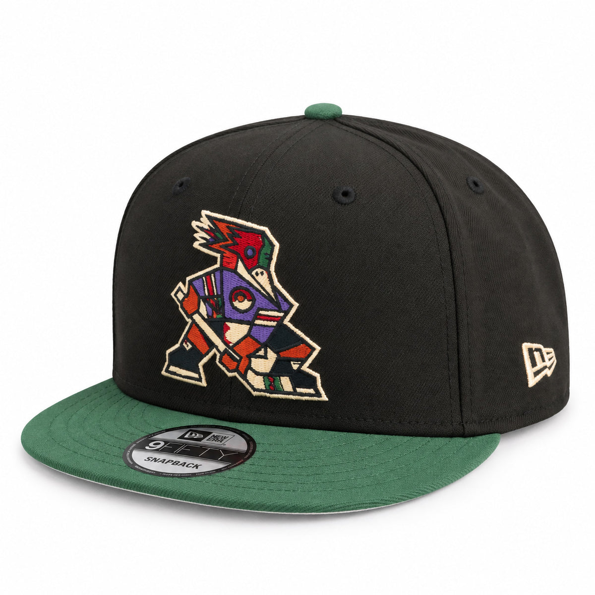 AHL Tucson Roadrunner New Era 2026 Two-Tone Kachina 9FIFTY Snapback Hat- Black