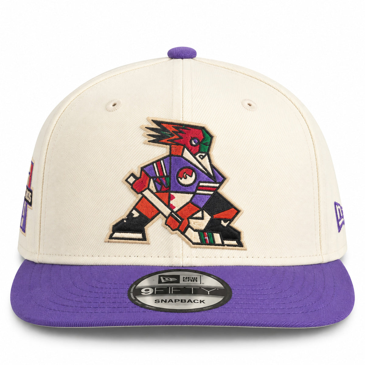AHL Tucson Roadrunner New Era Two-Tone Kachina 9FORTY A-Frame Snapback Hat- Cream