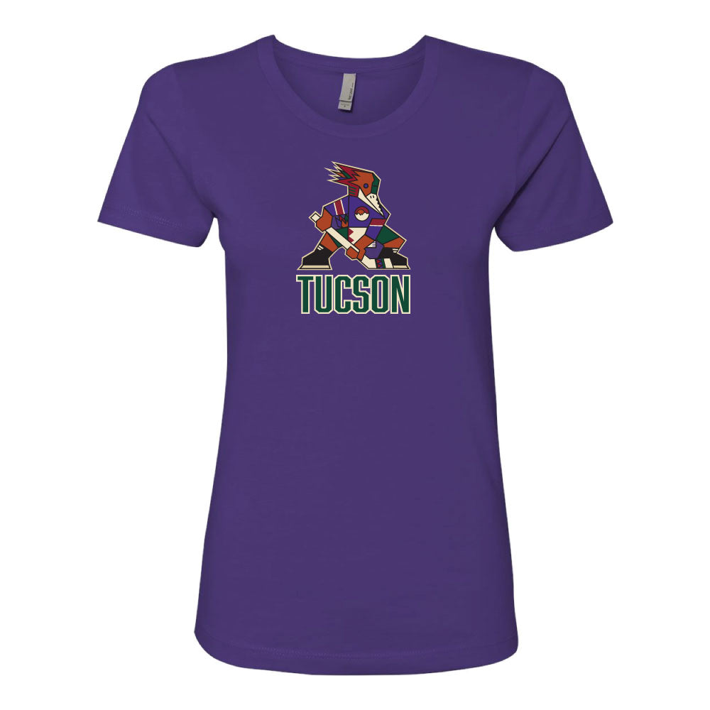 Tucson Roadrunners Women&#39;s Kachina Logo Stack Tee