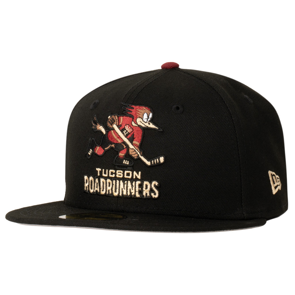 Tucson Roadrunners New Era Dusty Mascot 59FIFTY Fitted Hat - Black