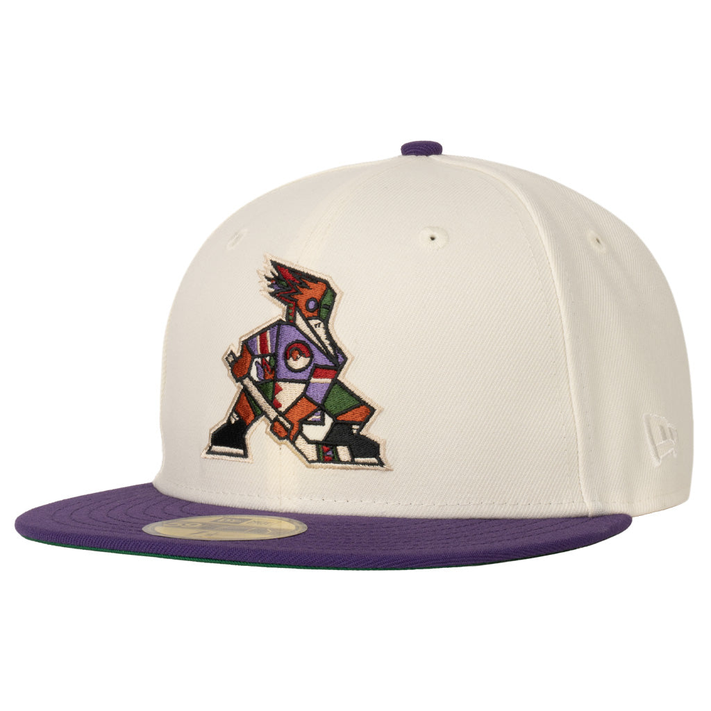 Tucson Roadrunners New Era Two-Tone Kachina 59FIFTY Fitted Hat - Cream