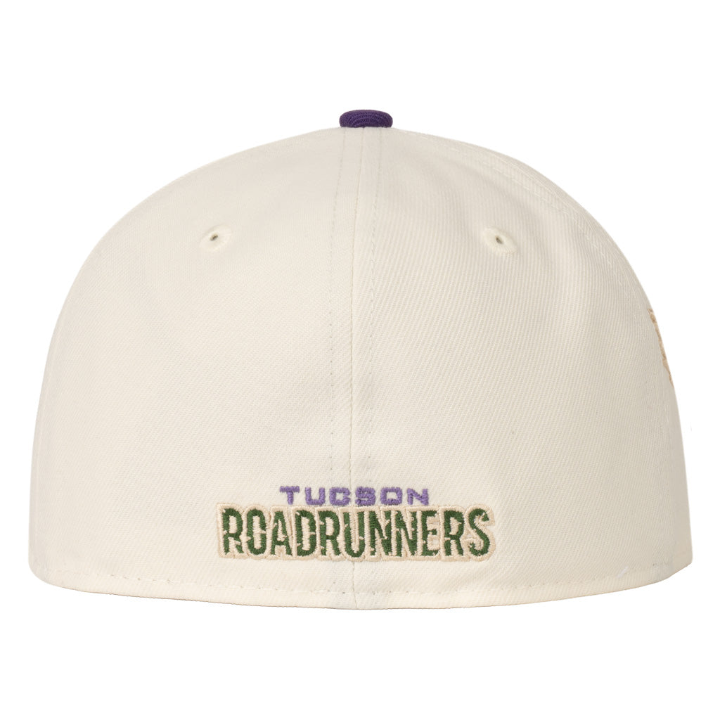 Tucson Roadrunners New Era Two-Tone Kachina 59FIFTY Fitted Hat - Cream
