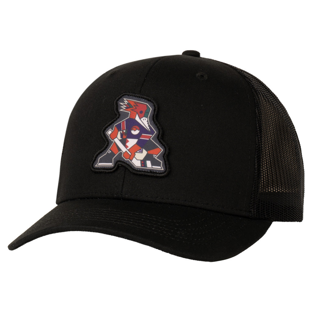 Tucson Roadrunners The Duck Company Kachina Snapback Trucker Hat - Black