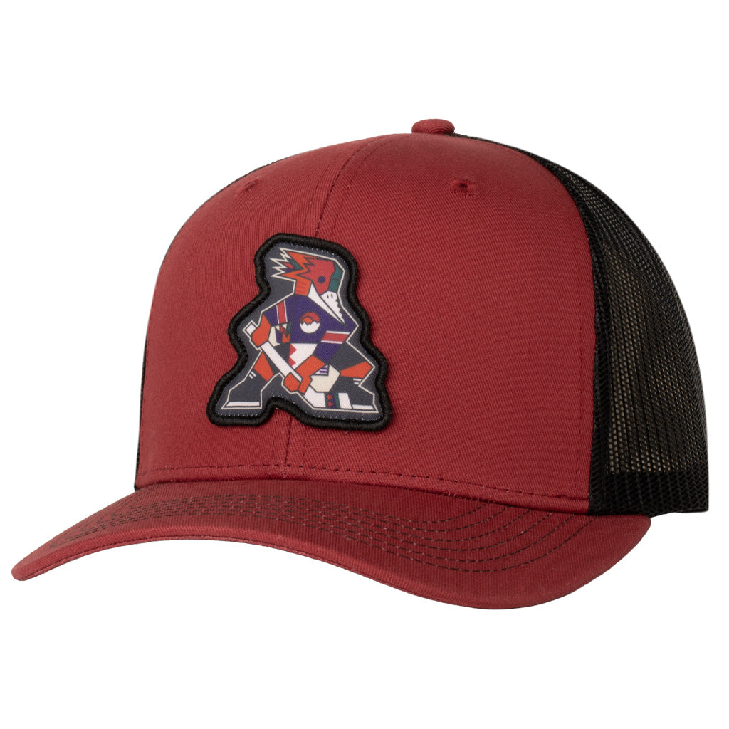 Tucson Roadrunners The Duck Company Kachina Snapback Trucker Hat - Red