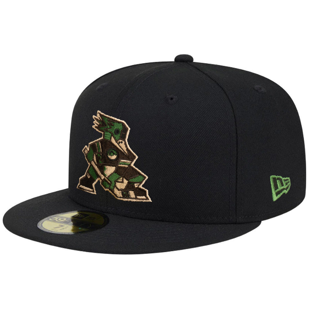 Tucson Roadrunners New Era Commando 59FIFTY Fitted Hat - Black