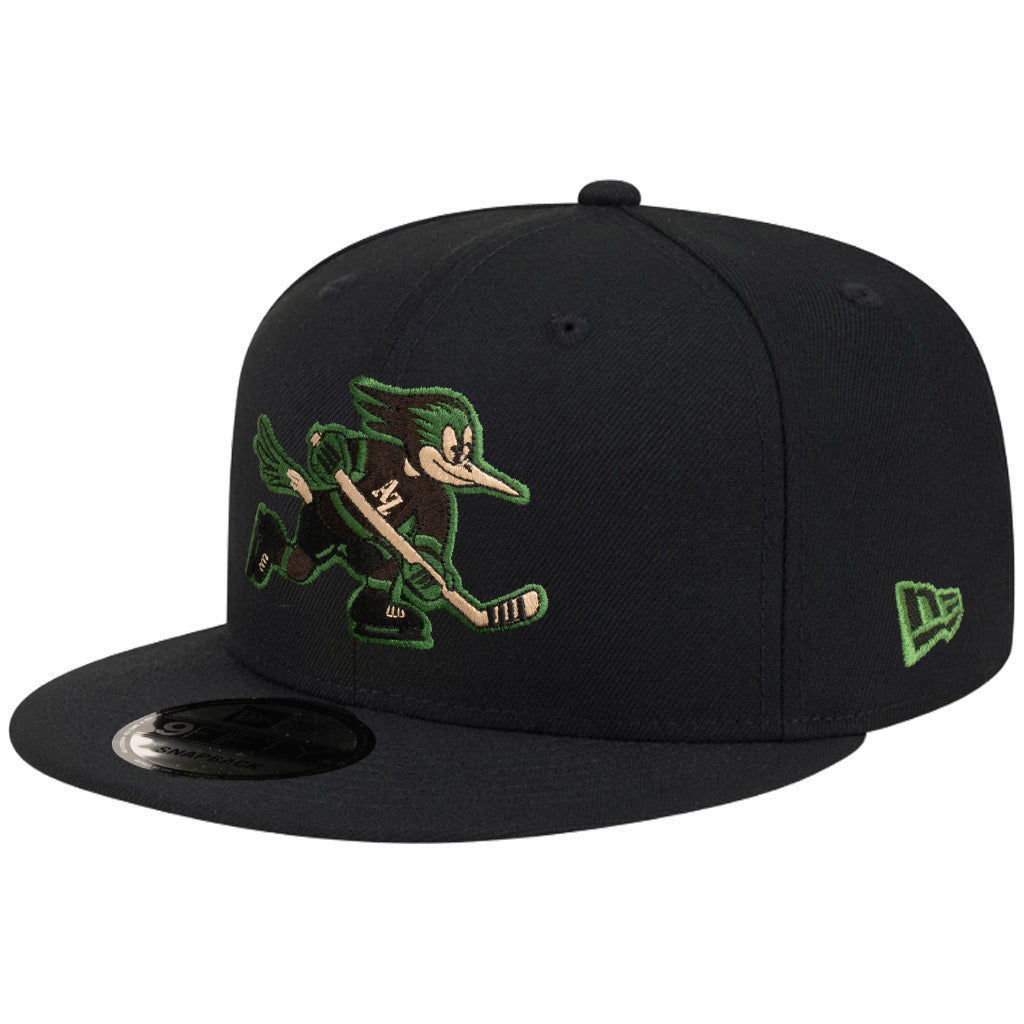 Tucson Roadrunners New Era Commando 9FIFTY Snapback Hat - Black
