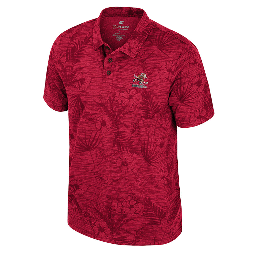 Tucson Roadrunners Colosseum Groves Printed Polo - Red