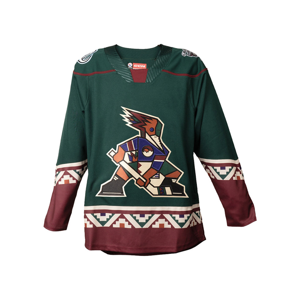 Tucson Roadrunners Youth CCM 2025 Home Jersey - Green